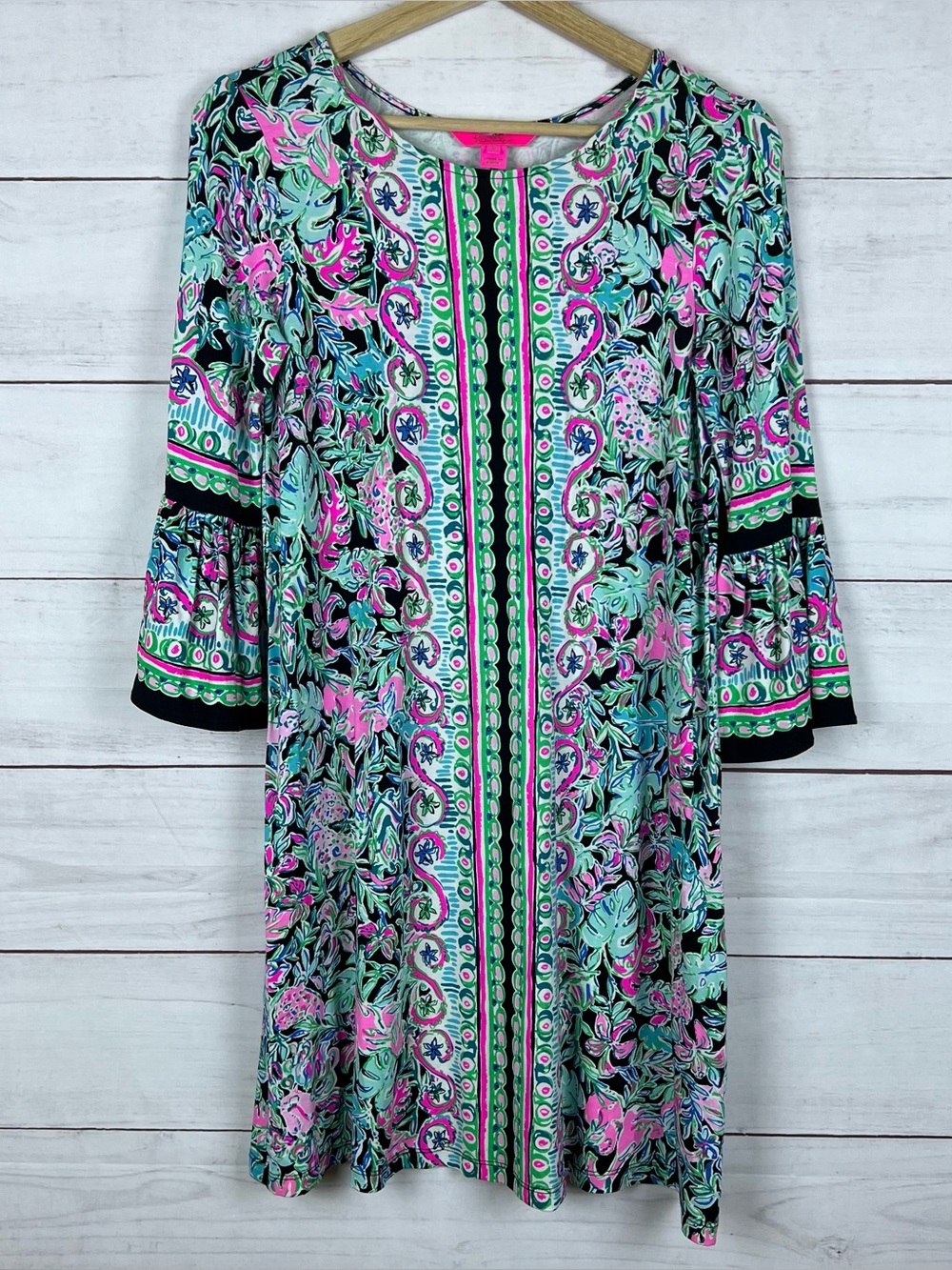 Lilly Pulitzer Ophelia Dress Onyx “Let’s Get Wild” Size Small